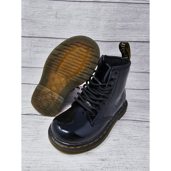 Dr. Martens Kids 1460 patent leather boots Size 7 - Picture 3 of 10